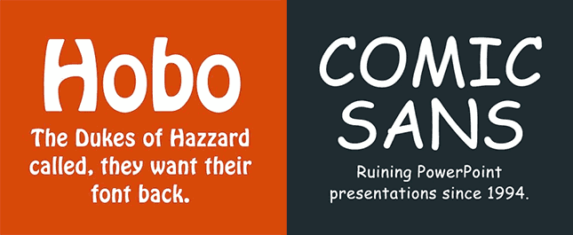 選擇字體時(shí)應(yīng)該避免的七宗罪