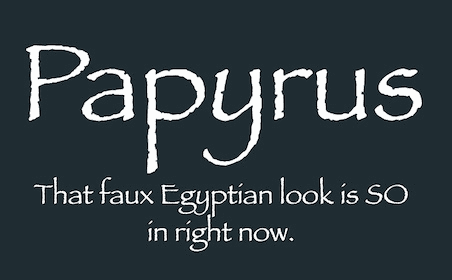 選擇字體時(shí)應(yīng)該避免的七宗罪